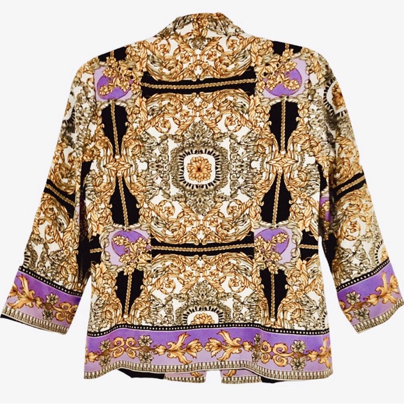 Laundry by Shelli Segal baroque print blazer - Picture 5 of 10